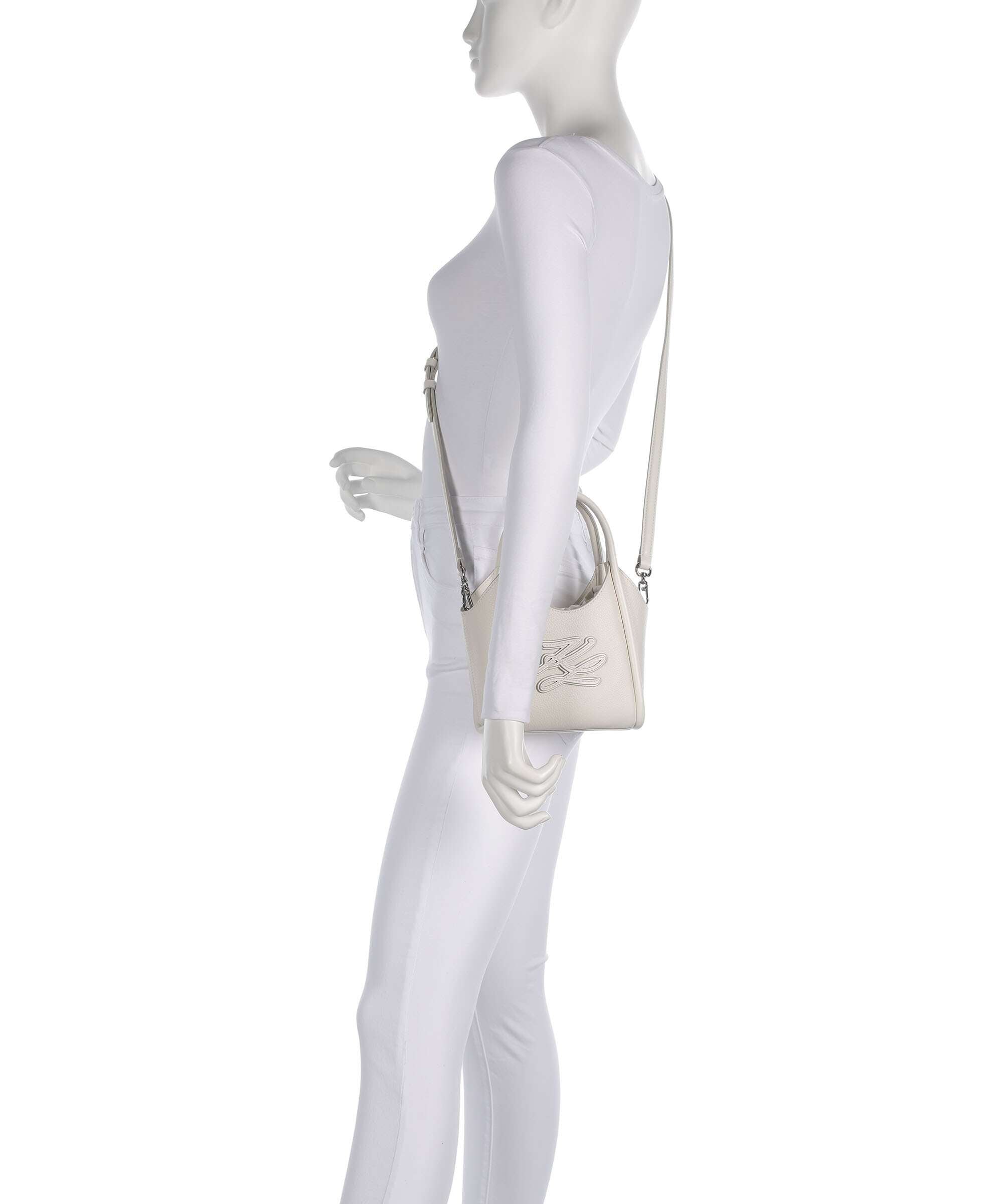 Karl Lagerfeld K/Autograph Mini Crossbody bag off white