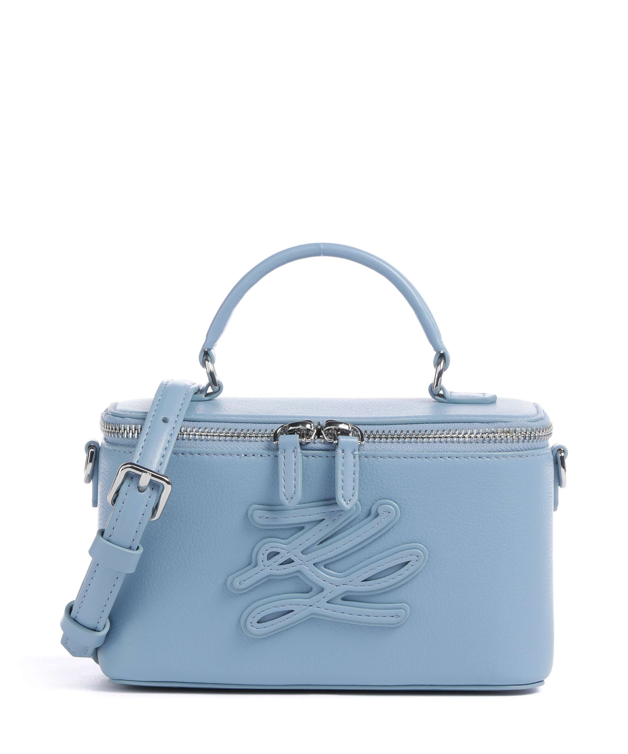 Karl Lagerfeld K/Autograph Vanity Crossbody bag blue bloom