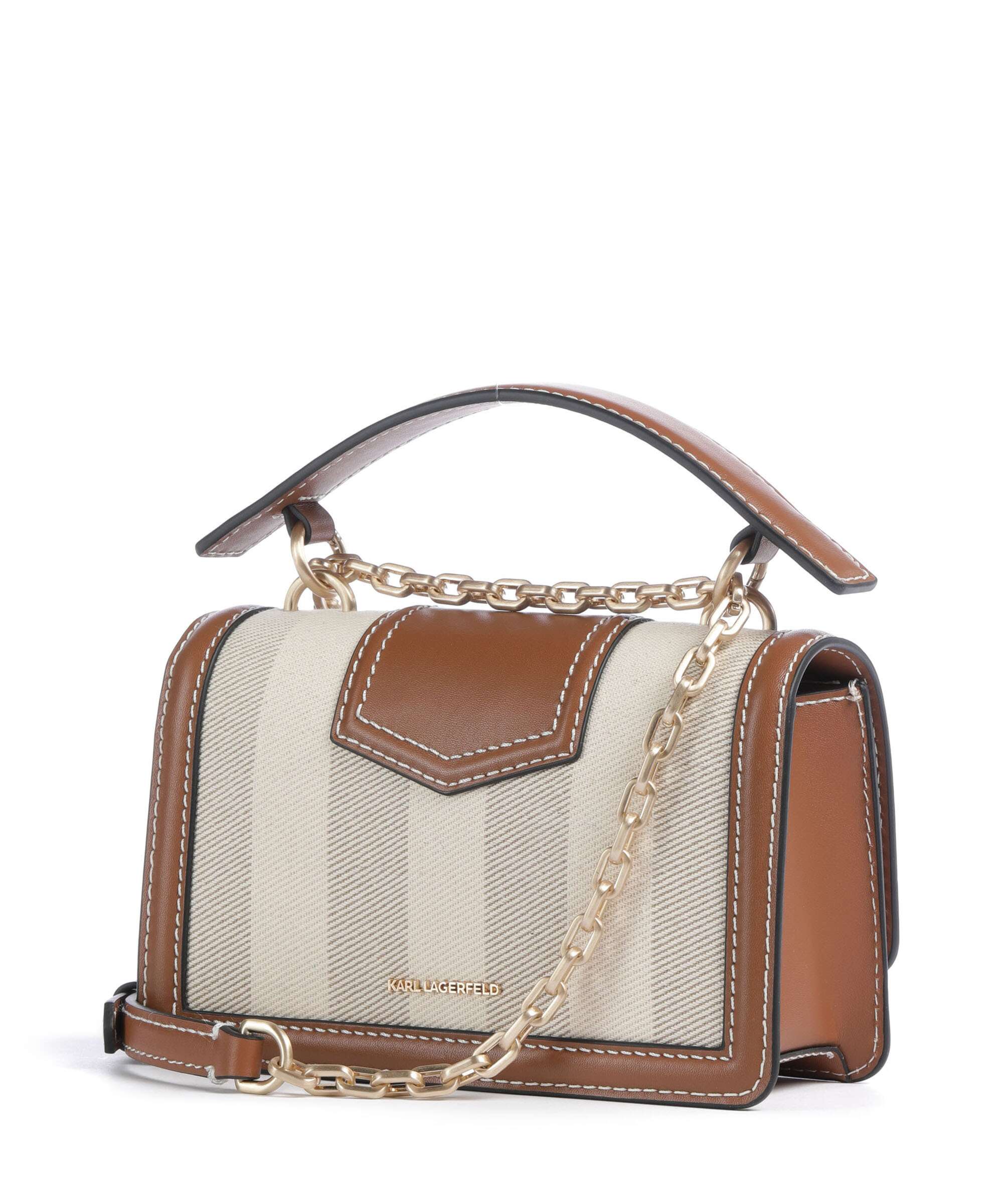 Karl Lagerfeld K/Nova Small Crossbody bag natural canvas/tan