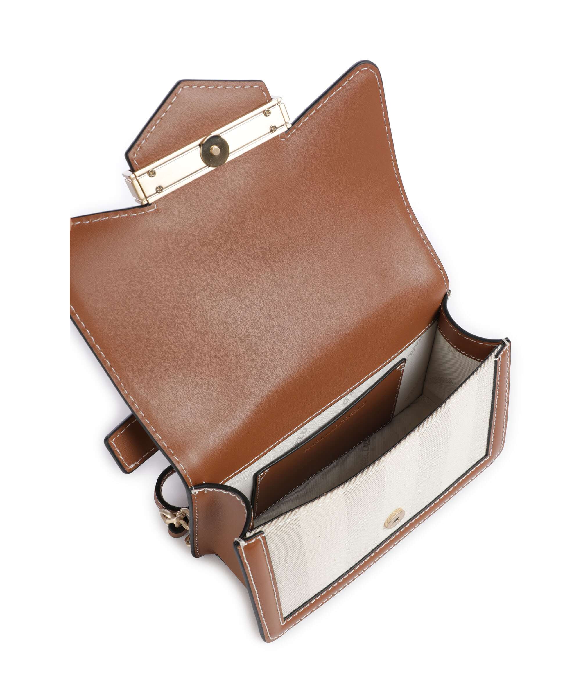 Karl Lagerfeld K/Nova Small Crossbody bag natural canvas/tan