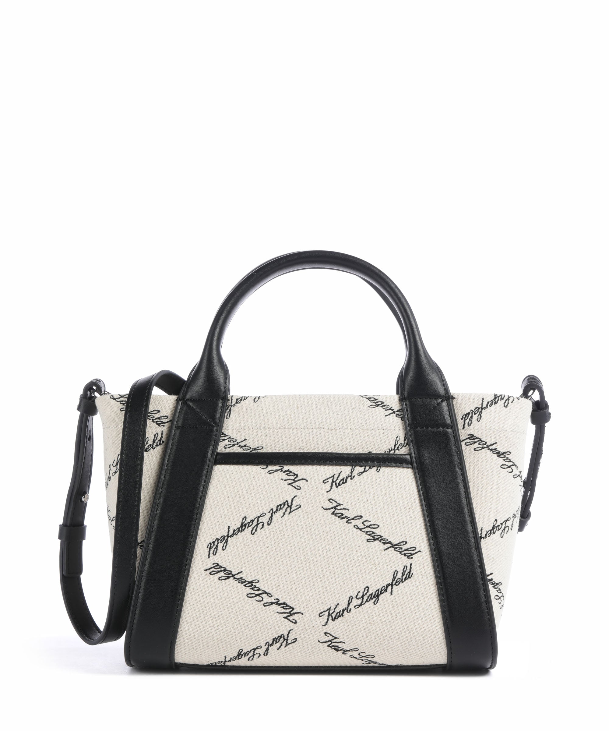 Karl Lagerfeld K/Ville Small Handbag natural canvas/black