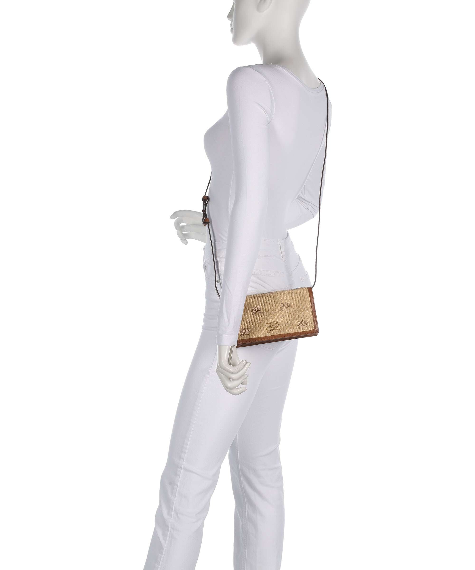 Karl Lagerfeld K/Autograph Mini Crossbody bag natural/tan