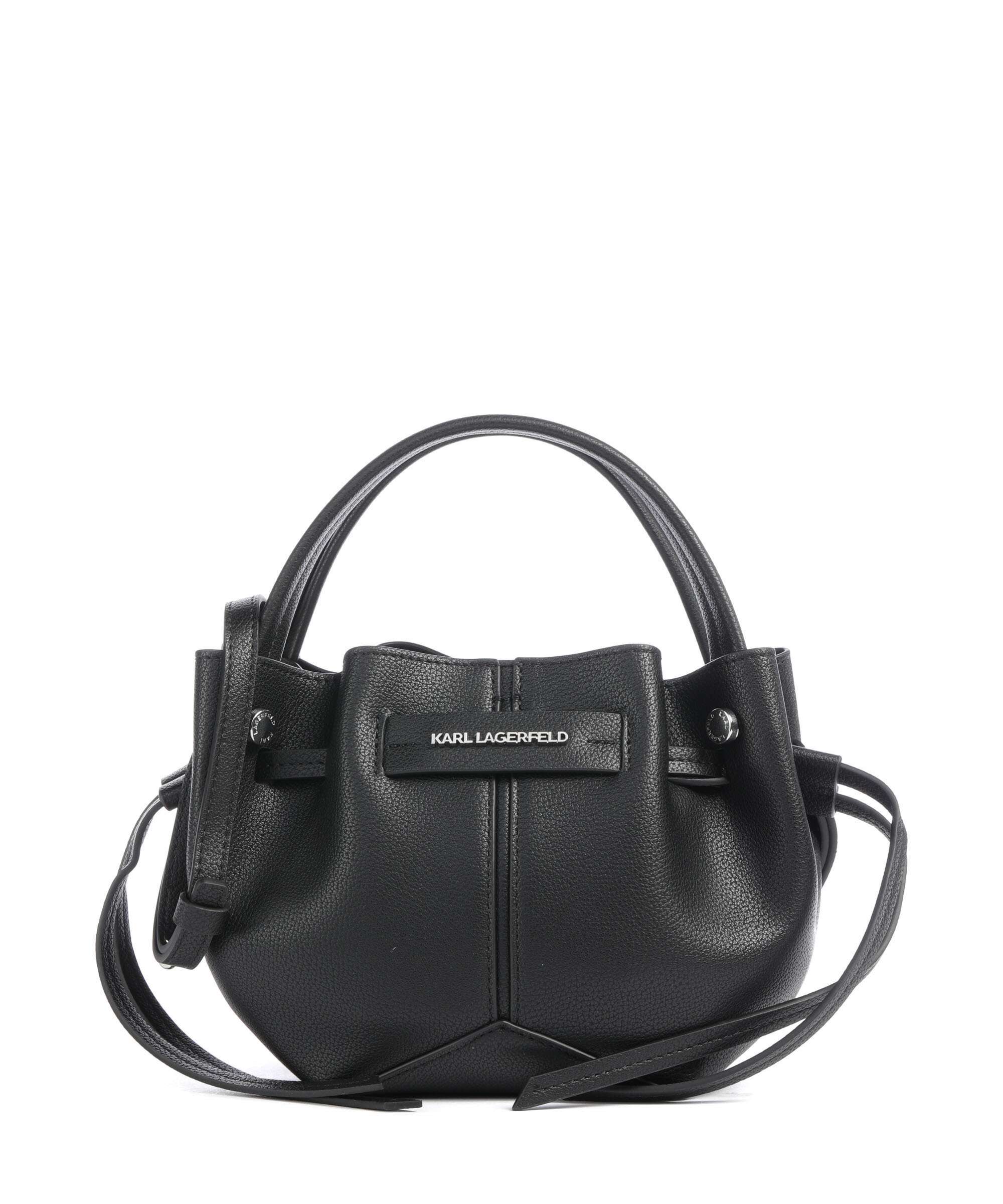 Karl Lagerfeld K/Pierced Mini Handbag black nickel