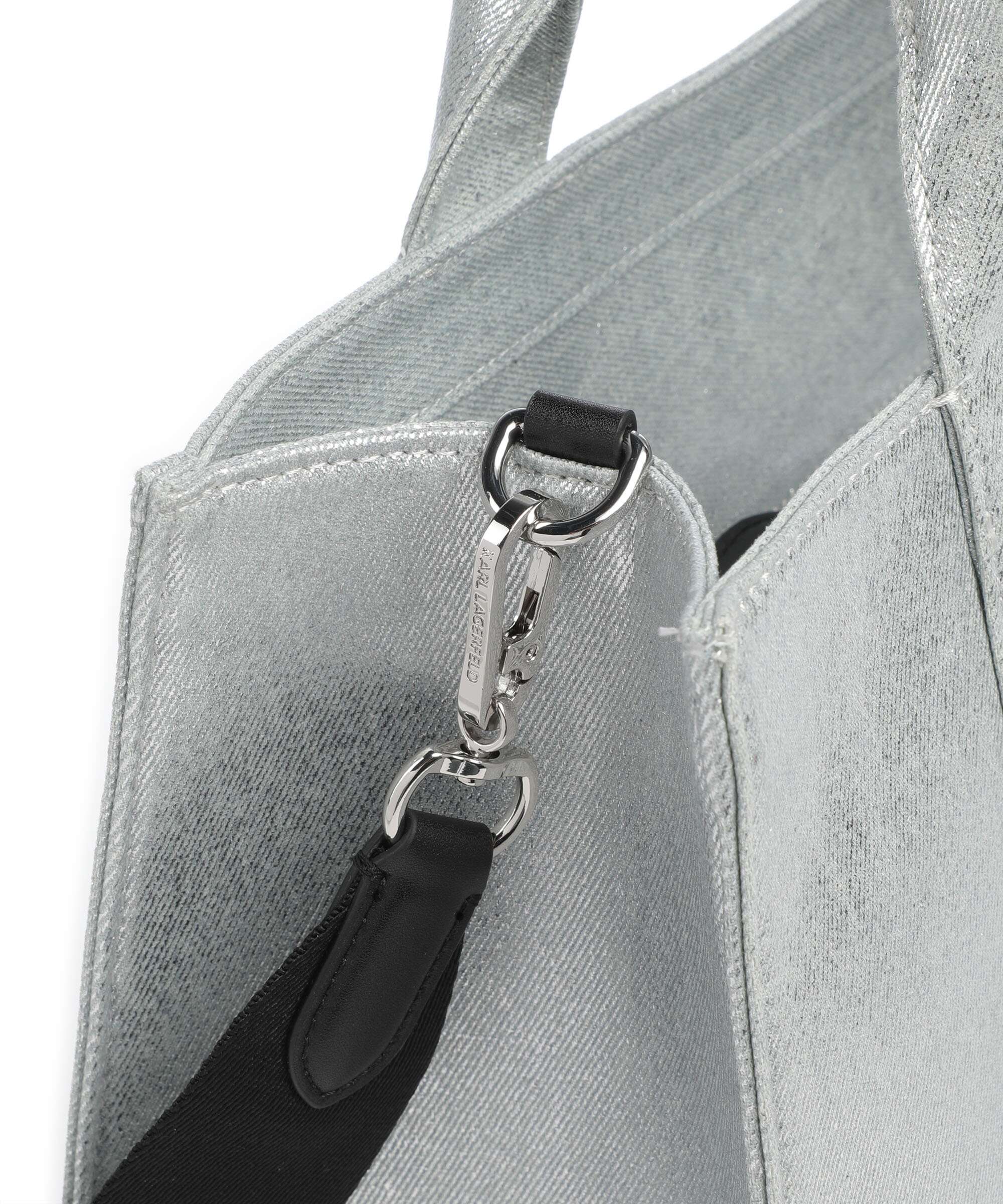 Karl Lagerfeld Ikon Karl Handbag silver