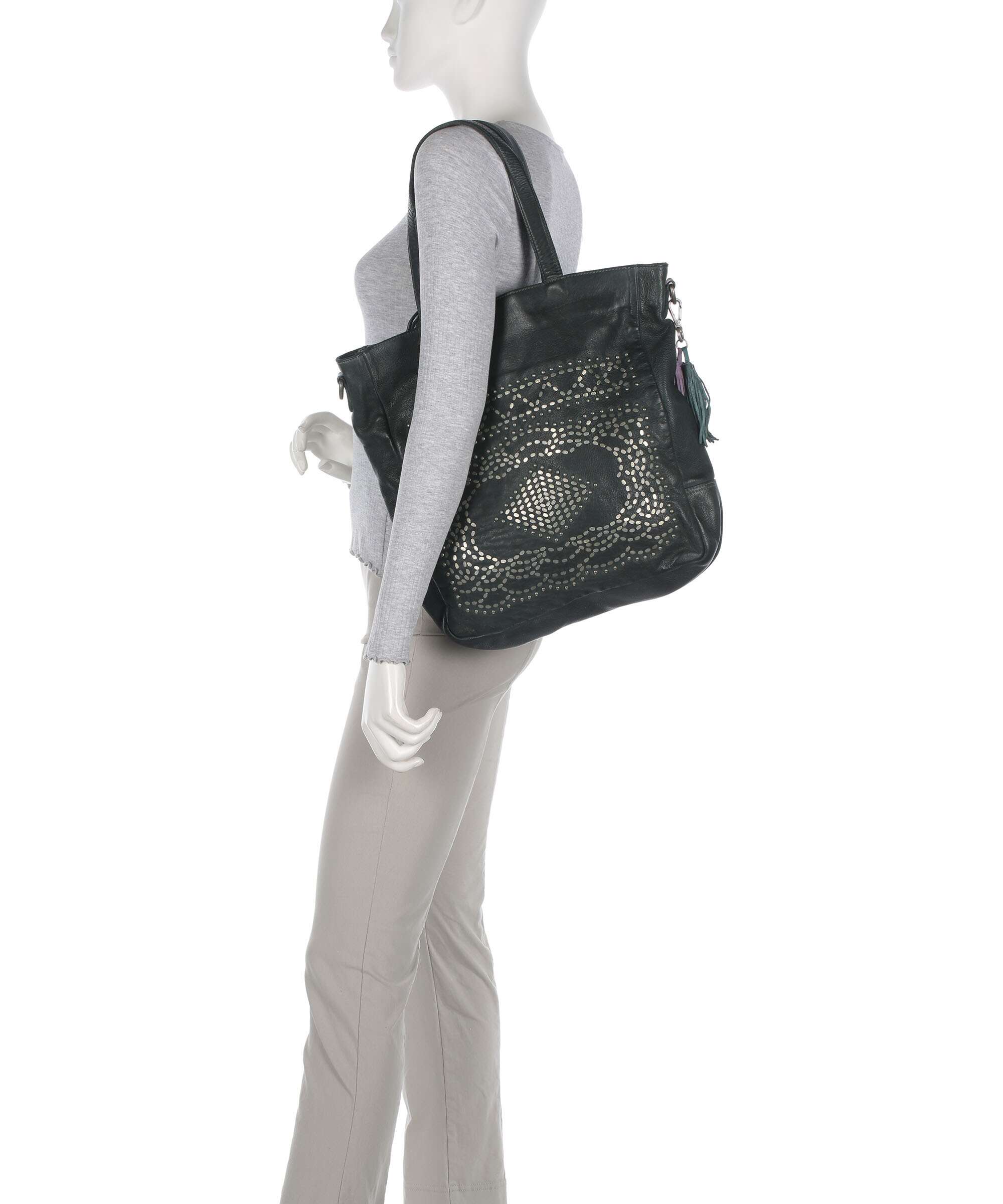 Taschendieb Wien Rossauerlände 1 Hobo bag forest green 