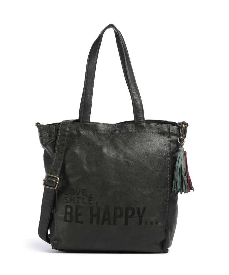 Taschendieb Wien Glücksbrücke 2 Tote bag green forest