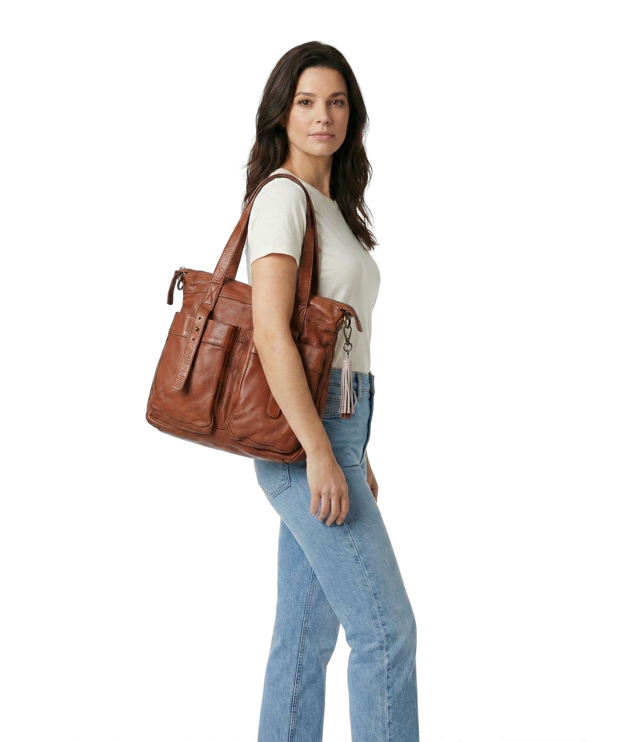 Taschendieb Wien Kohlmarkt 888 Tote bag cognac
