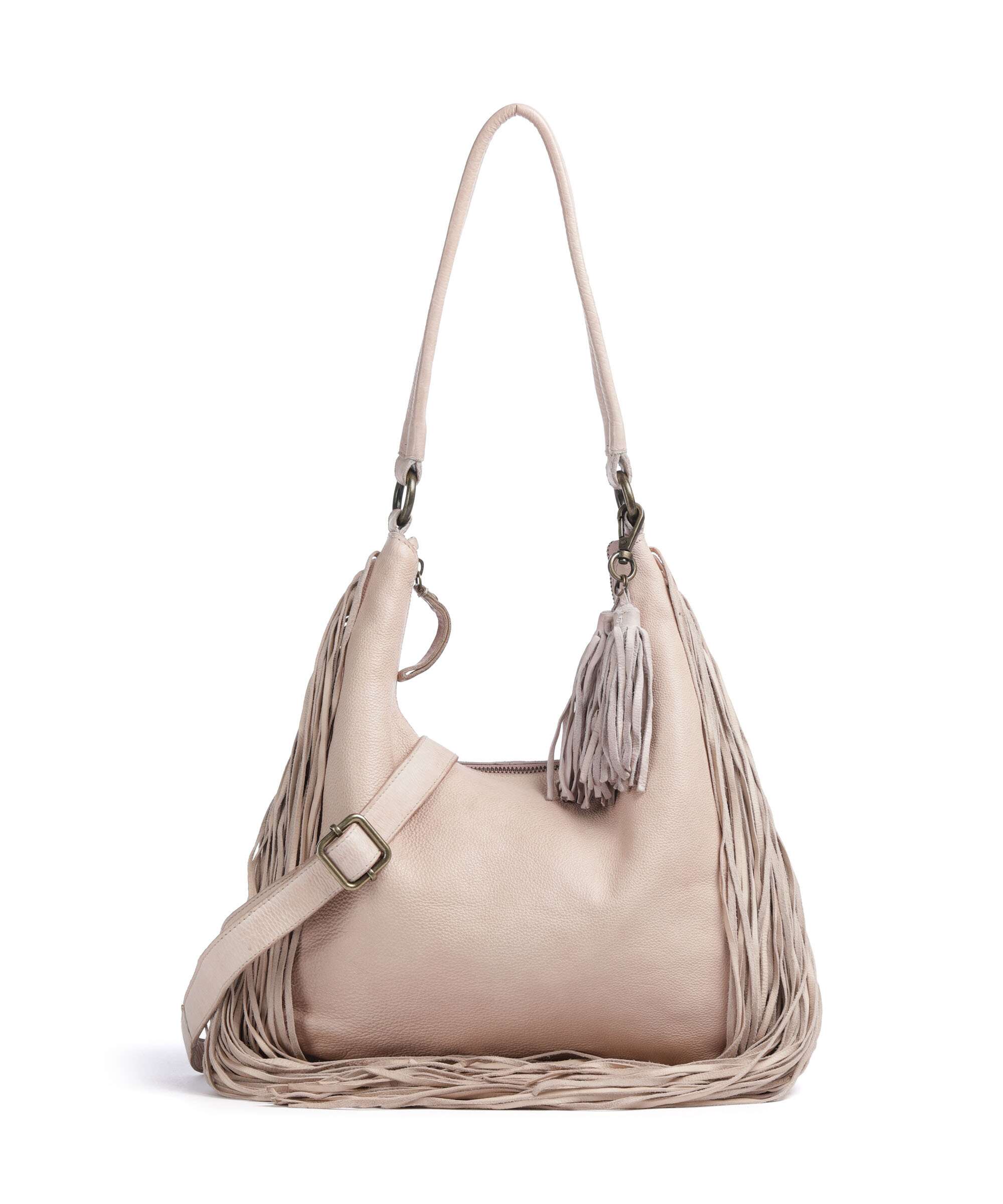 Taschendieb Wien Löwengasse 5x Hobo bag linen rose