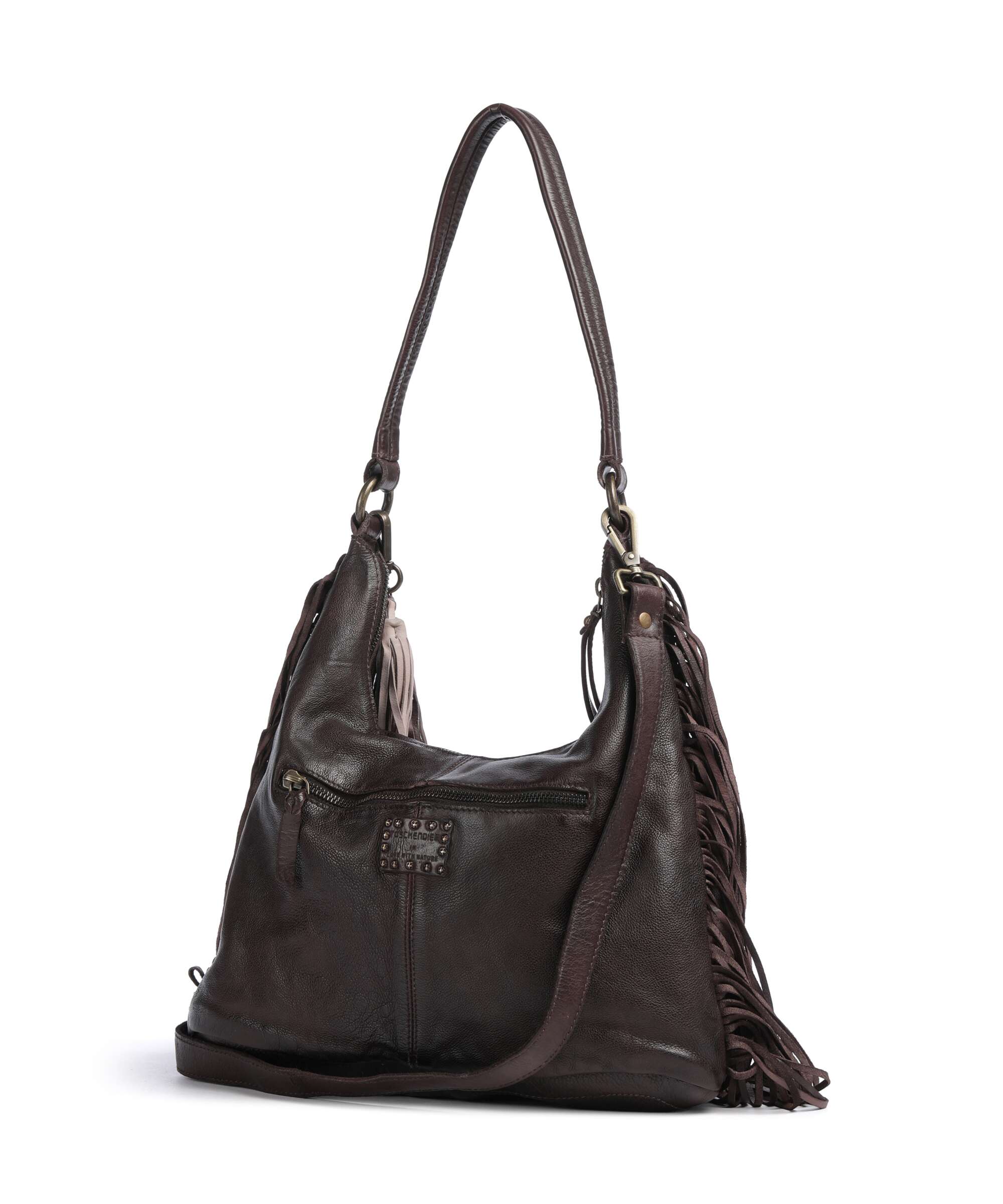 Taschendieb Wien Löwengasse 5x Hobo bag mokka